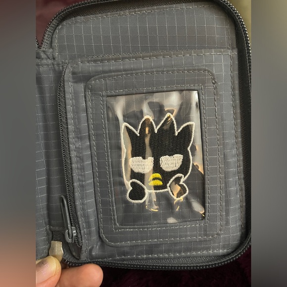 BAD BADTZ MARU Sanrio Wallet 2001 Vintage Kawaii Coin Purse Card Bag Embroidered - Picture 4 of 10